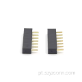 Conector de cabeçote fêmea com passo de 2,54 mm 7P